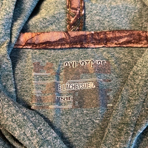 Green Under Armor heat gear hoodie Size 2XL - Picture 3 of 7